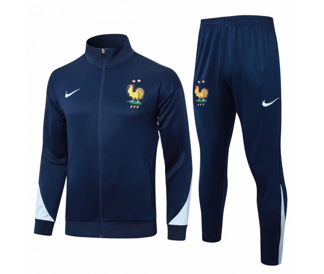 24-25 France National Team Mens Navy Training Presentation Tracksuit
