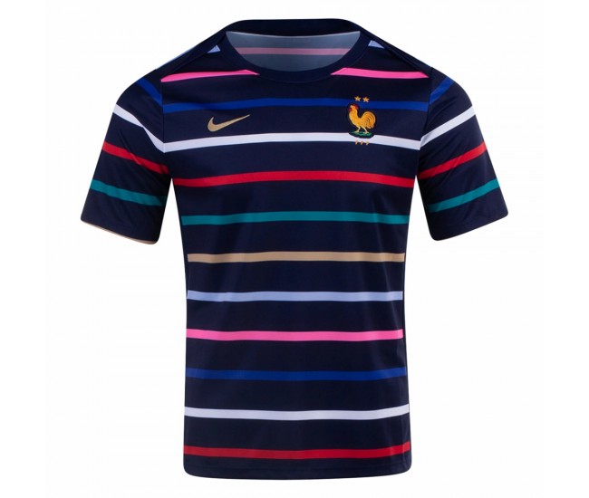 24-25 France Mens Pre Match Training Jersey