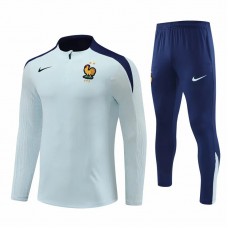 24-25 France National Team Mens White Training Technical Tracksuit
