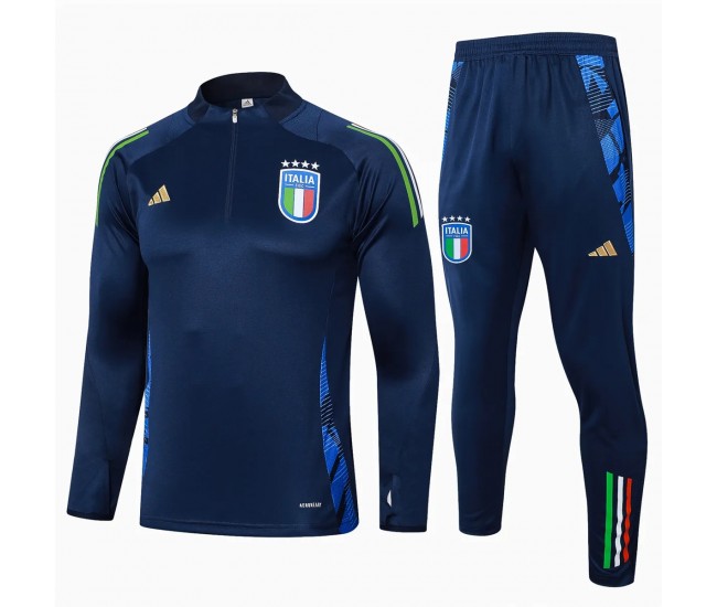 24-25 Italy Mens Navy Training Technical Tracksuit