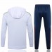 24-25 Italy Mens White Training Hooded Technical Tracksuit