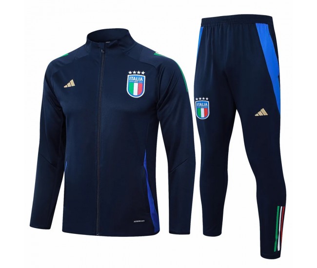 24-25 Italy Mens Navy Training Presentation Tracksuit