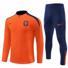 23-24 Netherlands Mens Orange Training Technical Tracksuit