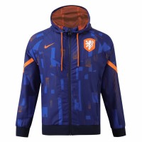 24-25 Netherlands Mens Blue Windbreaker Jacket