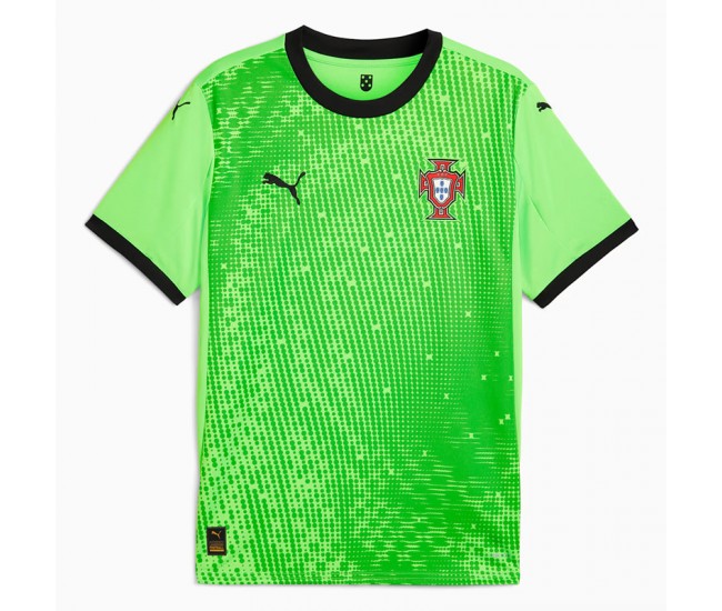 25-26 Portugal Mens Goalkeeper Green Soccer Jersey