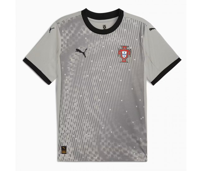 25-26 Portugal Mens Goalkeeper Gray Soccer Jersey