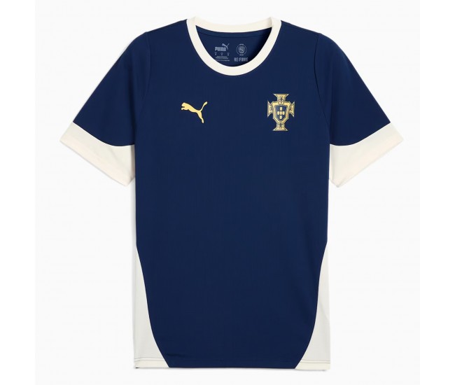 25-26 Portugal Mens Training Blue Soccer Jersey