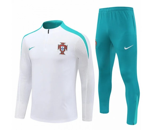 24-25 Portugal National Team Mens White Training Technical Tracksuit