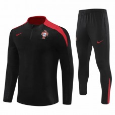 23-24 Portugal National Team Mens Black Training Technical Tracksuit