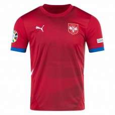 Euro 2024 Serbia Mens Home Jersey