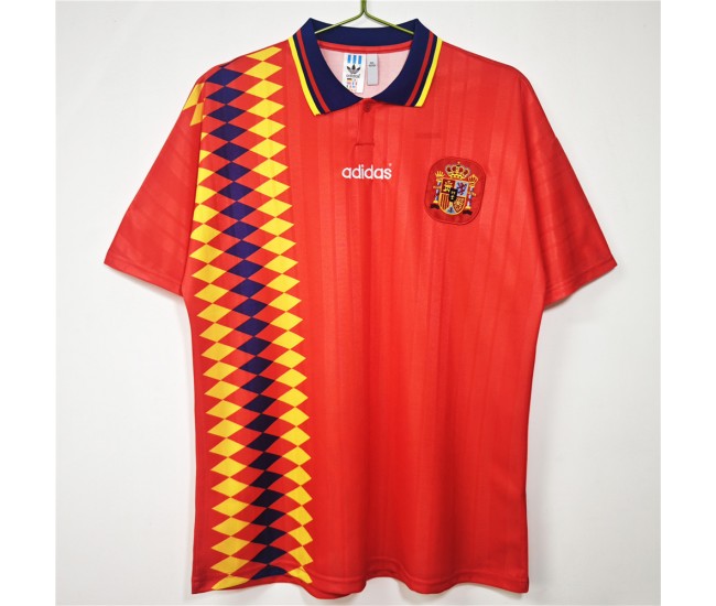 1994-1995 Spain Home Retro Jersey 