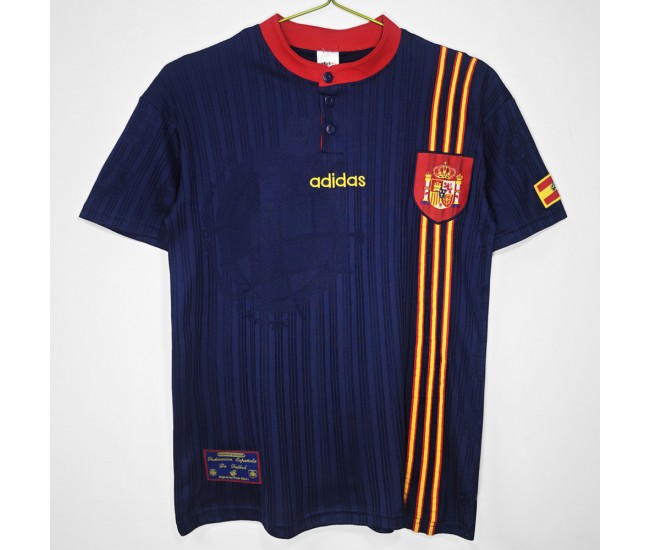 1996 Spain Away Retro Jersey 