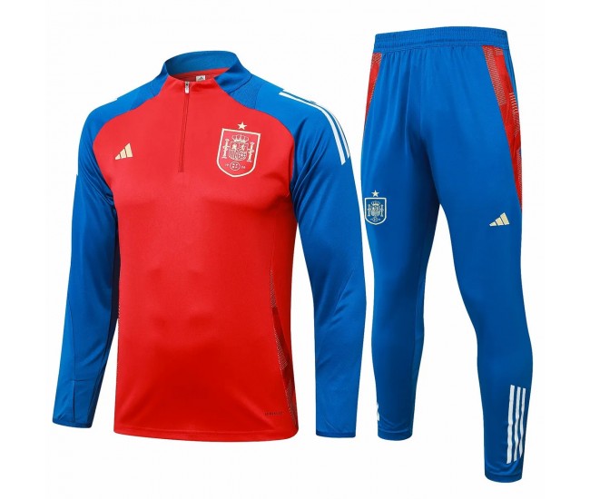 24-25 Spain Mens Red Training Technical Tracksuit