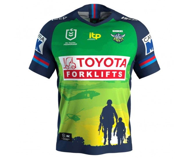 Canberra Raiders Men's Anzac Rugby Jersey 2022