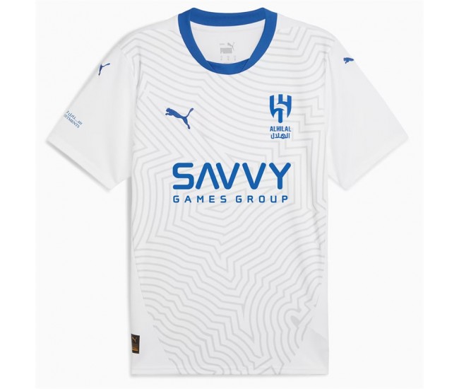 24-25 Al Hilal Saudi FC Mens Away Soccer Jersey 