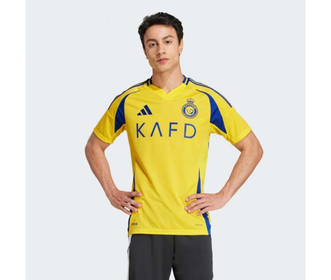 24-25 Al Nassr FC Mens Home Authentic Soccer Jersey 