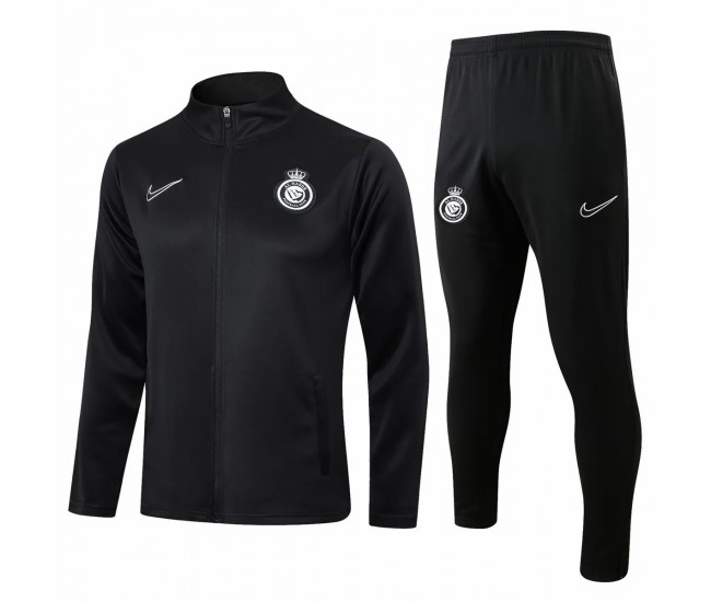 24-25 Al Nassr FC Mens Black Training Presentation Tracksuit