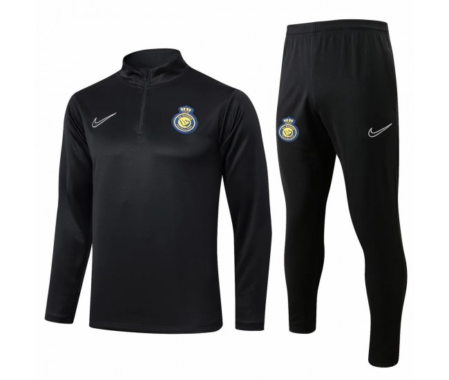 24-25 Al Nassr FC Mens Black Training Technical Tracksuit