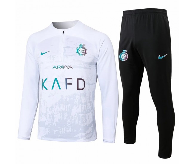 23-24 Al Nassr FC Mens White Training Technical Tracksuit