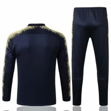 Boca Juniors Blue Stripe Training  Soccer Tracksuit 2018/19