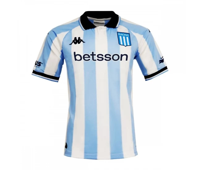 Racing Club Mens Home Soccer Jersey 2025-26