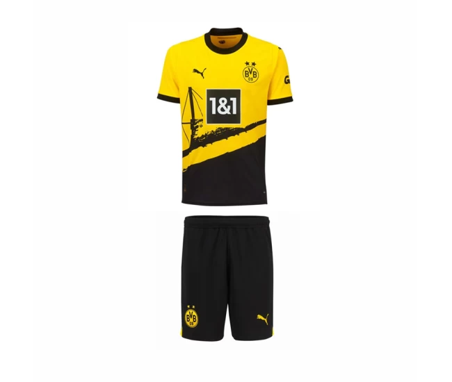 Borussia Dortmund Home Soccer Kids Kit 2023