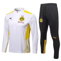 BVB Borussia Dortmund White Training Technical Soccer Tracksuit 2021-22