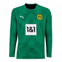 Borussia Dortmund Mens Green Goalkeeper Soccer Jersey 2022