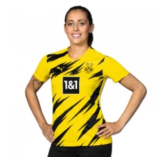Women's Borussia Dortmund Home Football Soccer Jersey 2020 2021