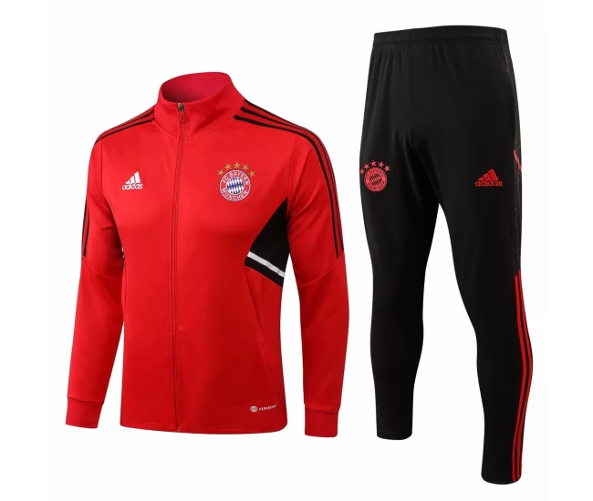 Bayern Munich Soccer RedTraining Presentation Tracksuit 2022-23