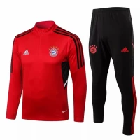Bayern Munich Mens Red Training Technical Soccer Tracksuit 2022-23