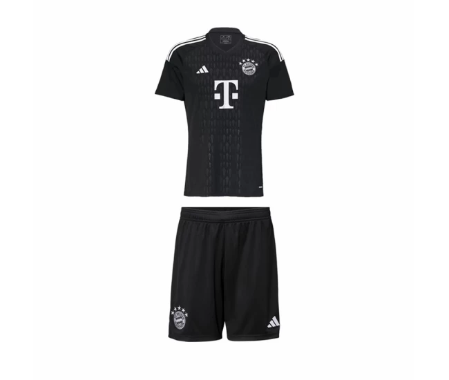 Bayern Munich Goalkeeper Kids Soccer Kit 2023