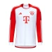 FC Bayern Home Mens Long Sleeve Soccer Jersey 2023