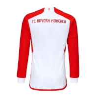 FC Bayern Home Mens Long Sleeve Soccer Jersey 2023