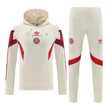 Bayern Munich Men Hooded Training Sweat Soccer Tracksuit 2024-25