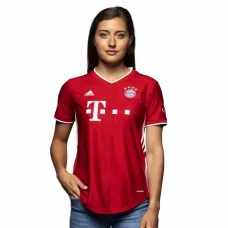Womens FC Bayern Home Soccer Jersey 2020 2021