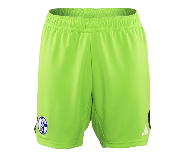 FC Schalke 04 Mens Goalkeeper Soccer Shorts 2023-24