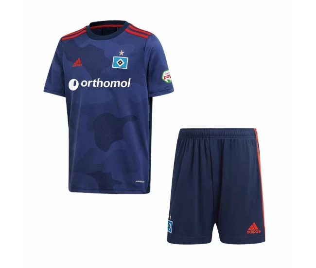 Hamburger SV Away Soccer Jersey Kids Kit 2020 2021