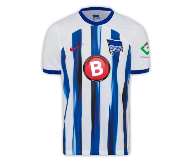 Hertha Bsc Mens Home Soccer Jersey 2023-24