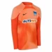 Hertha BSC Mens Orange Goalkeeper Soccer Jersey 2022-23