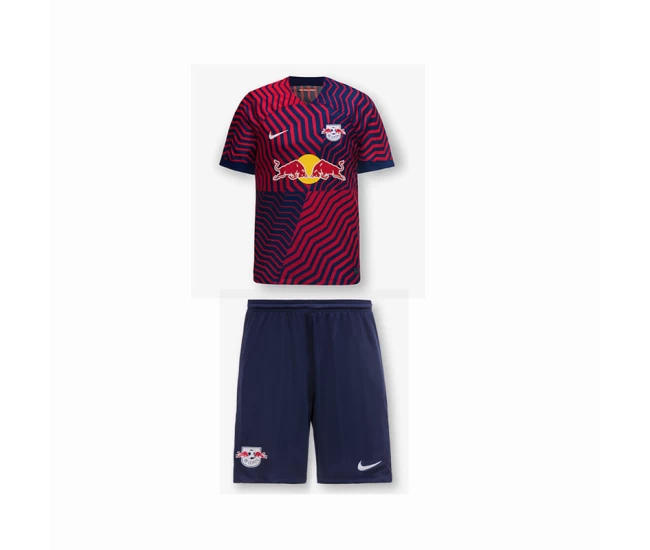 Red Bull Leipzig Kids Away Soccer Kit 2023