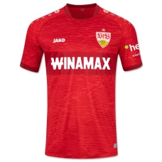 VfB Stuttgart Mens Red Away Soccer Jersey 2023-24