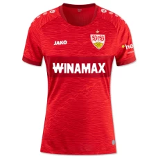 VfB Stuttgart Womens Red Away Soccer Jersey 2023-24