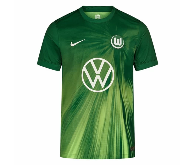 VfL Wolfsburg Mens Home Soccer Jersey 2025-26
