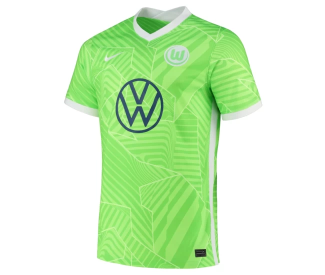 VfL Wolfsburg Home Soccer Jersey 2021-22