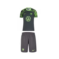 VfL Wolfsburg Kids Away Soccer Kit 2023