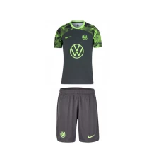 VfL Wolfsburg Kids Away Soccer Kit 2023