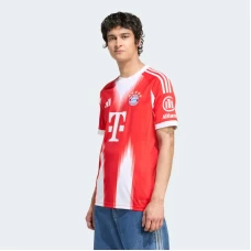 FC Bayern Mens Home Authentic Soccer Jersey 2025-26