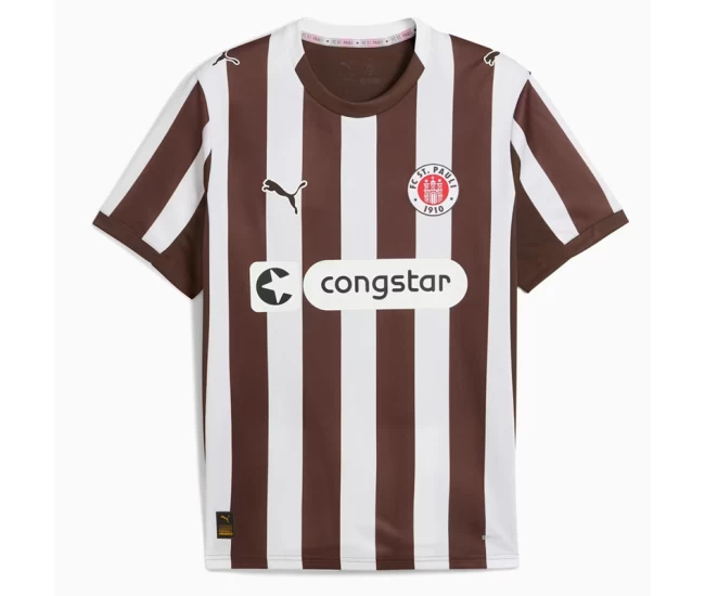 St Pauli Mens Home Soccer Jersey 2025-26