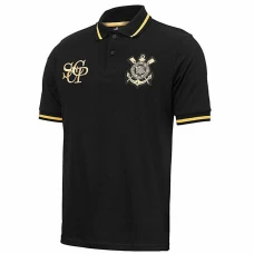Corinthians Men's Retro Gold Polo Shirt 2025